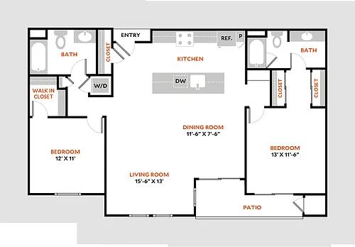 Floor plan Plan 2C