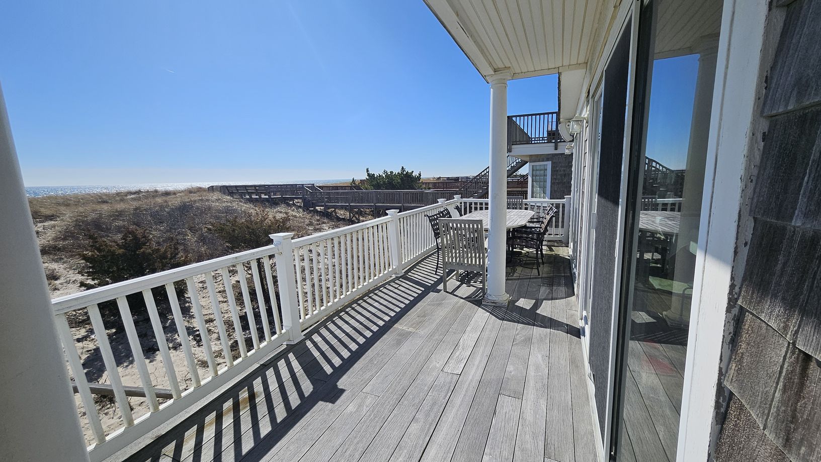  Oceanfront deck off living room