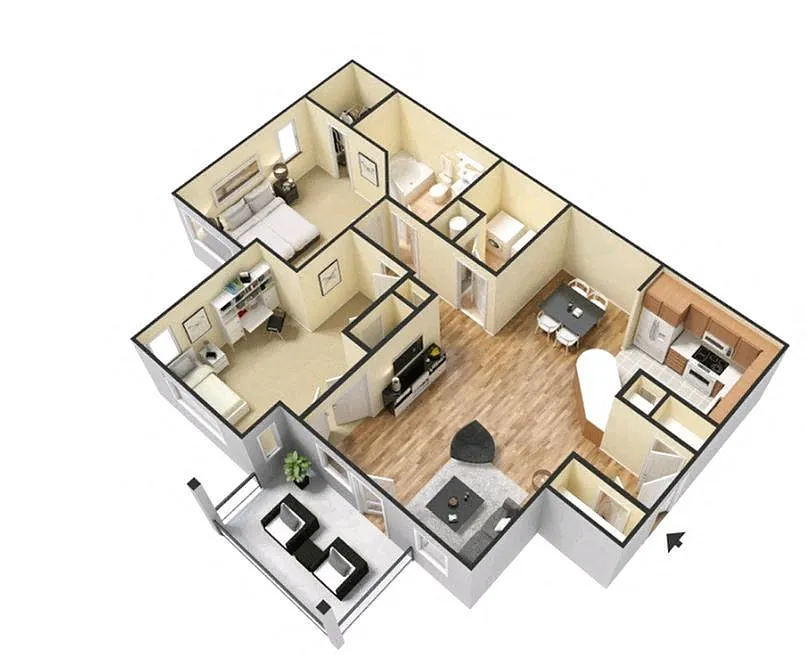 Floor plan The Wycliff