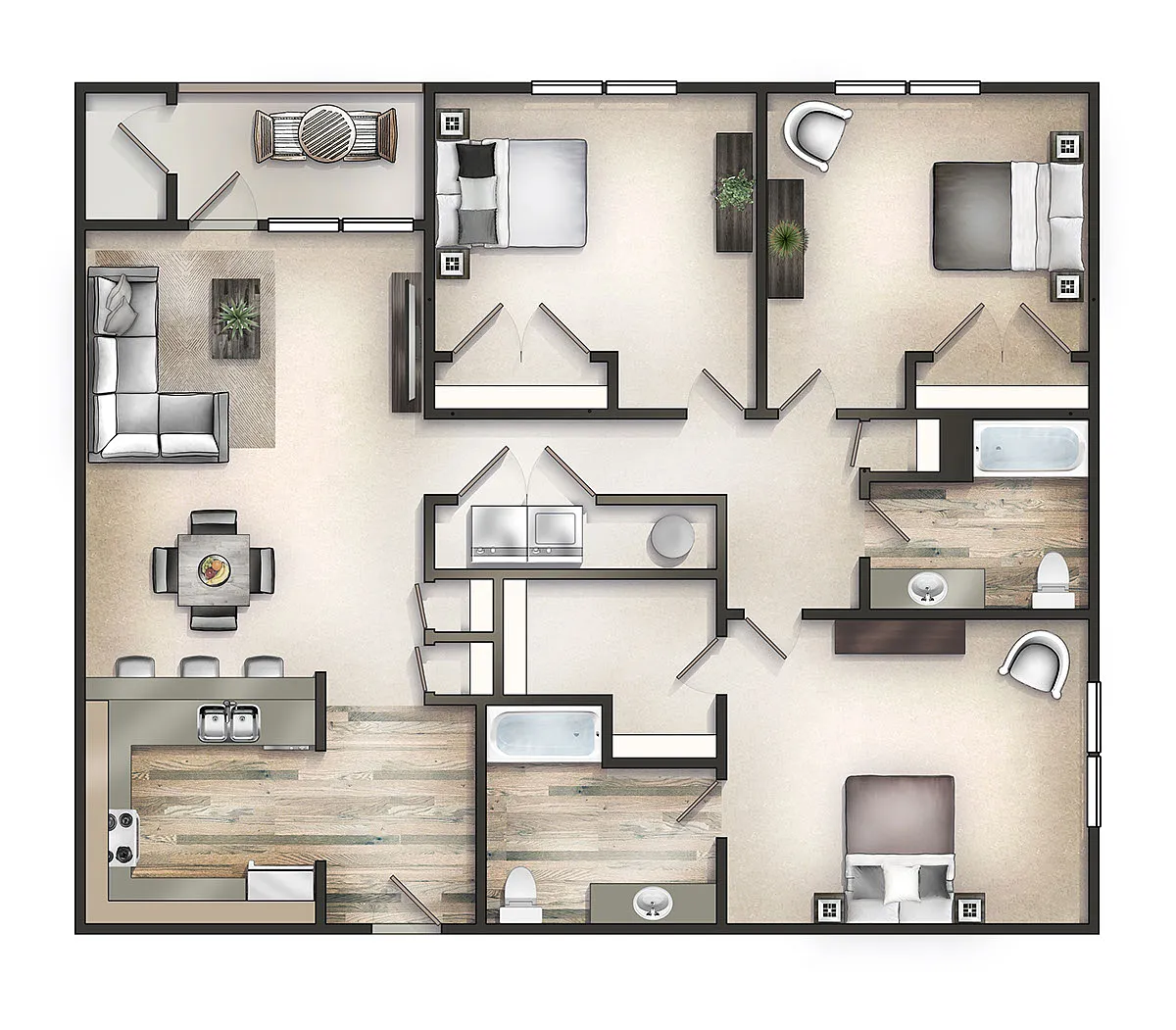 Floor plan The Meadows