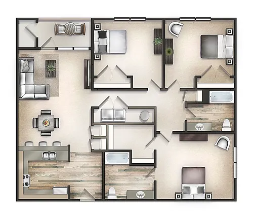 Floor plan The Meadows