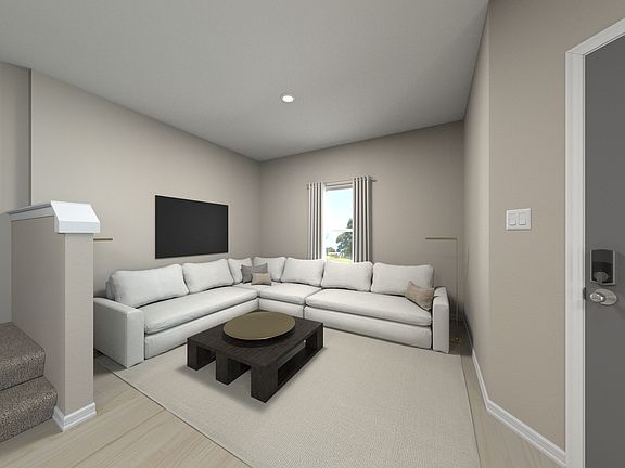 Flex room in the Verona floorplan