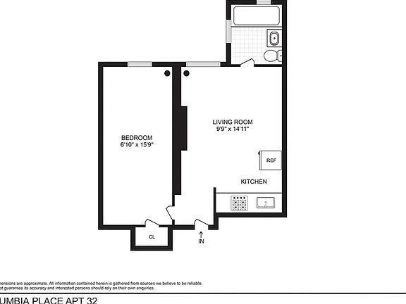 2nd image of 20 Columbia Pl APT B32