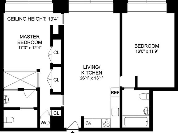 2nd image of 123 Washington St Ph 56D