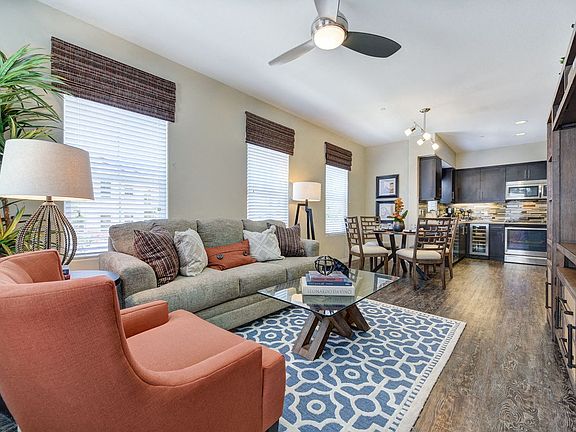 Model Unit Living Room to Kitchen at Avino