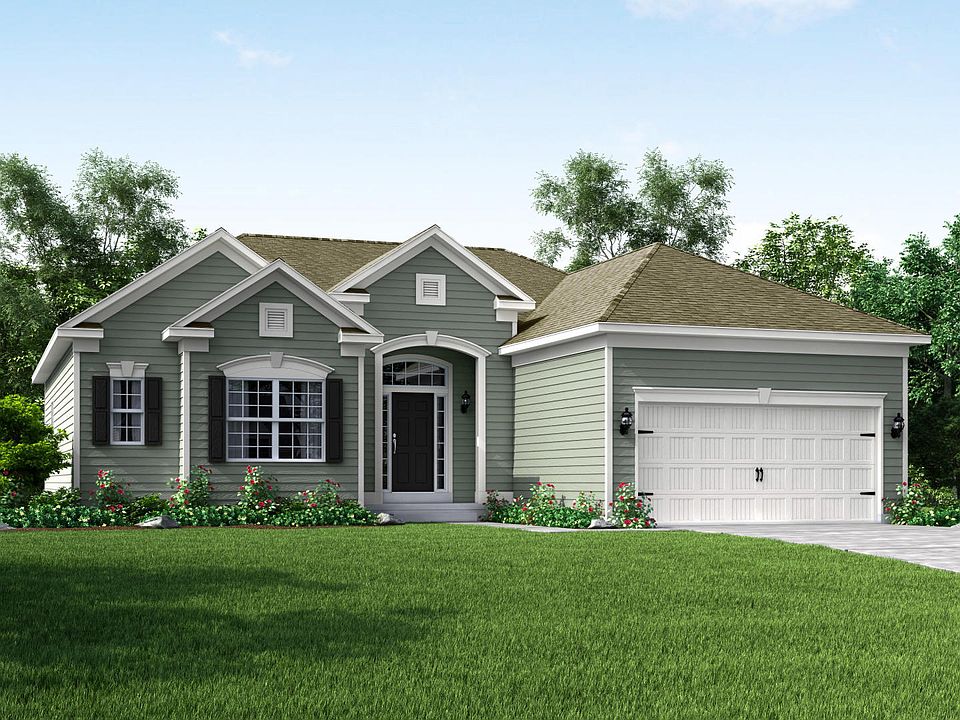 Elevation A Siding Facade with Opt Garage Door