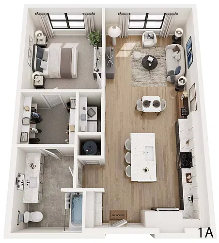 Floor plan 1A