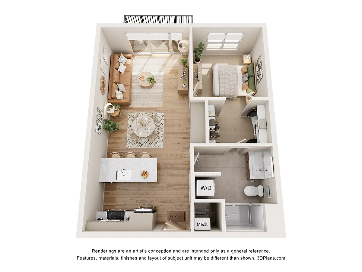 Floor plan Puck