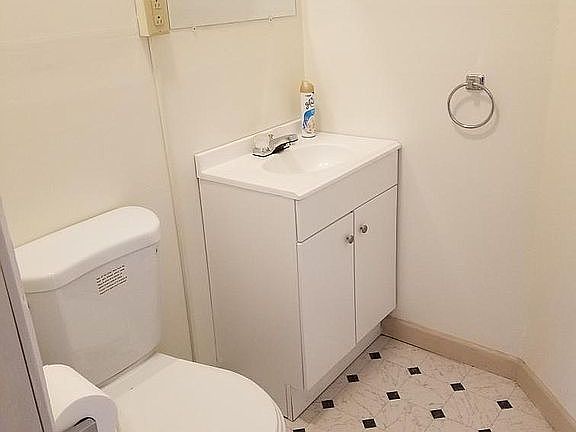 Downstairs 1/2 bathroom. 