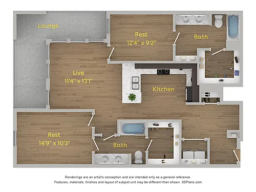 Floor plan B41