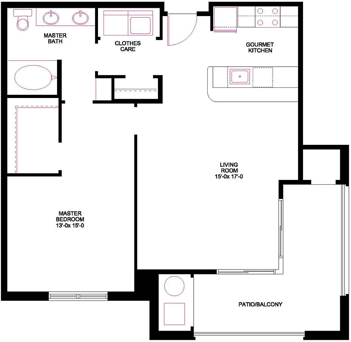 Floor plan The Elizabeth