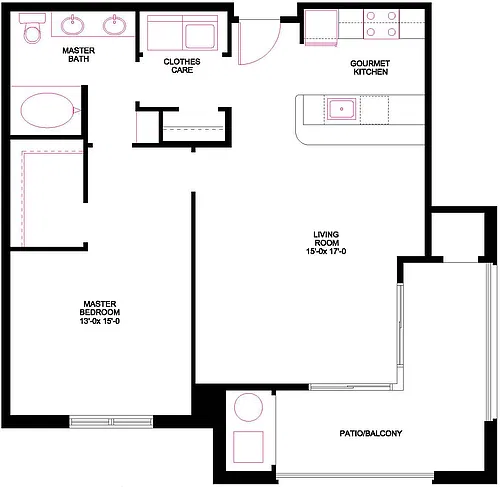 Floor plan The Elizabeth