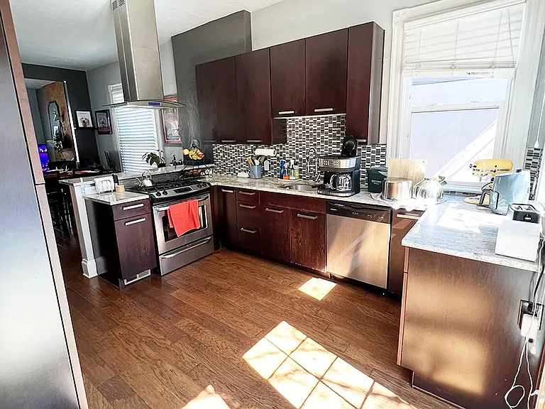 The home gets tons of natural light.