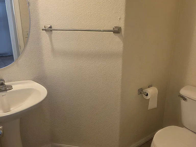 Downstairs half bath