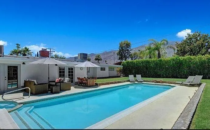 Backyard with West facing Mountain View