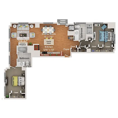 Floor plan B12
