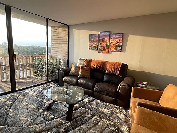 Sunrise brightens the entire condo if curtains are pulled