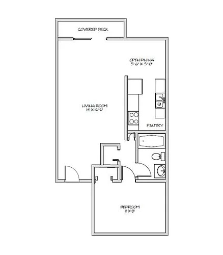 Floor plan The 664