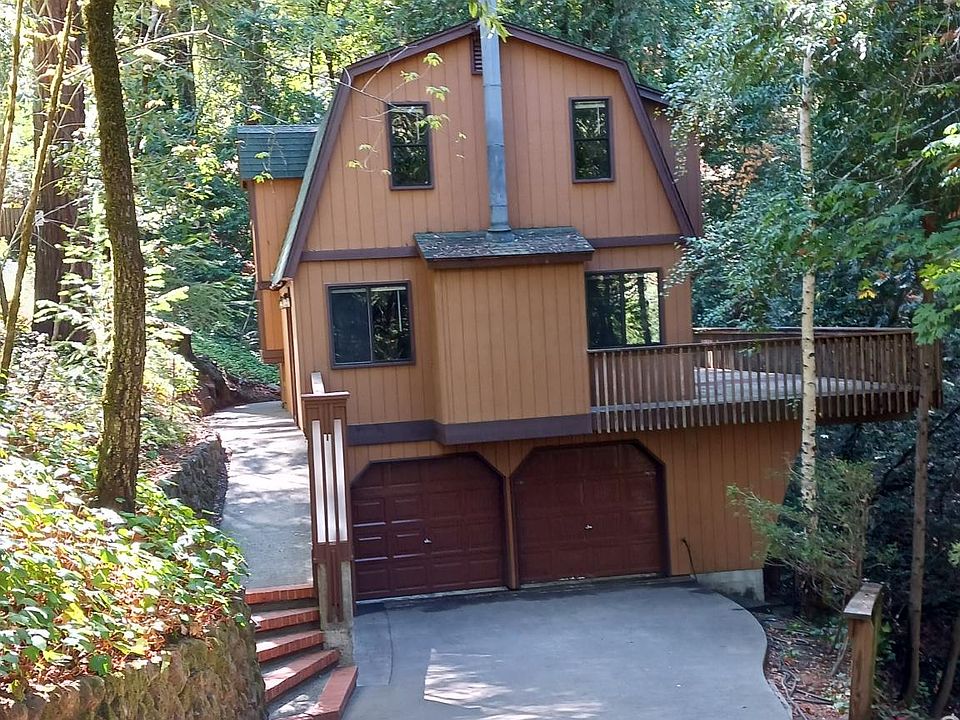 Three story - with finished 2 car garage under home.