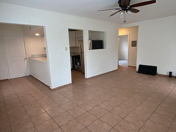 Living, dining and kitchen