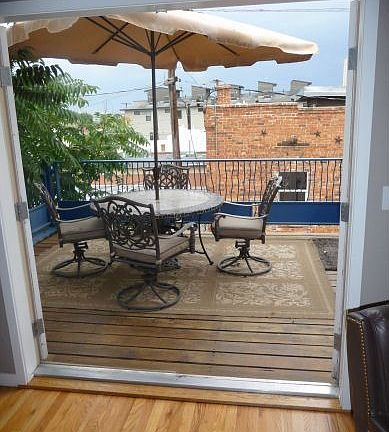 french doors to deck