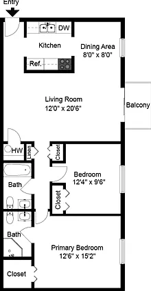 Two Bedroom Two Bathroom Two Bedroom Two Bathroom