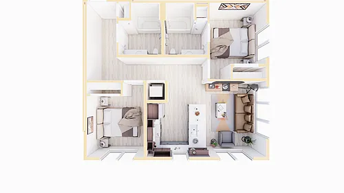 Floor plan Turquoise