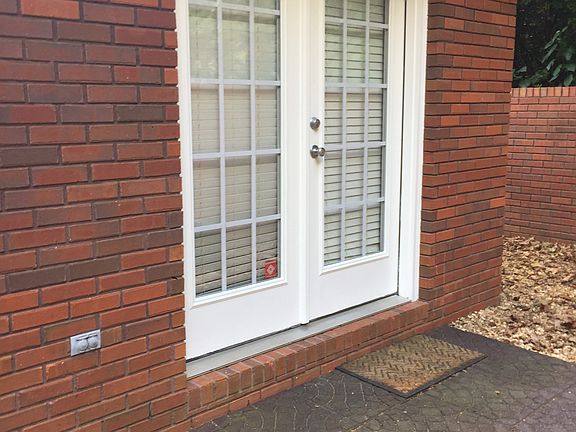 French doors out back 