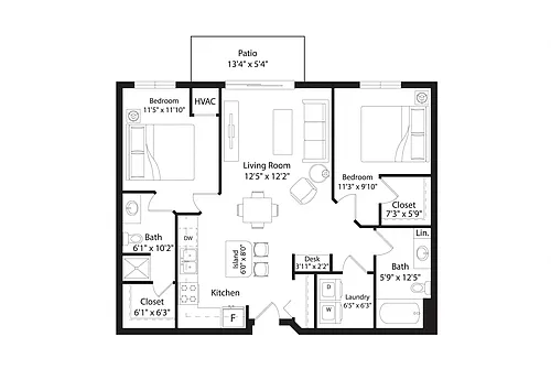 Floor plan B1R