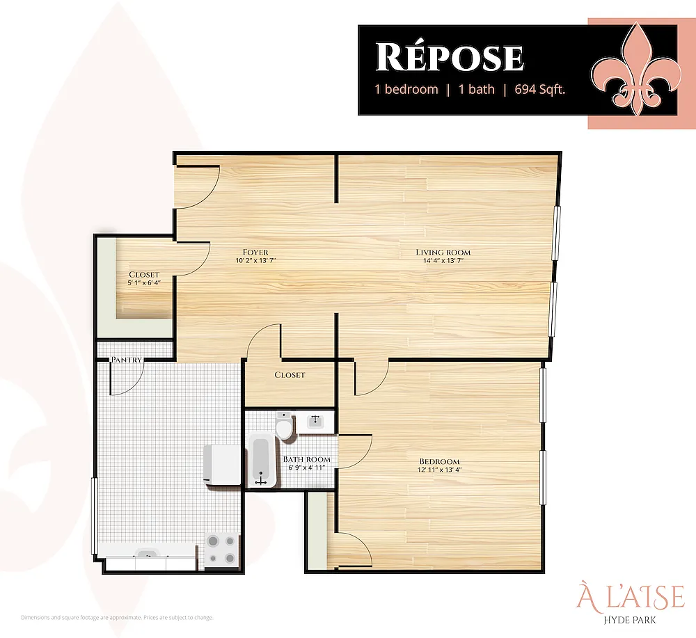 Floor plan Repose