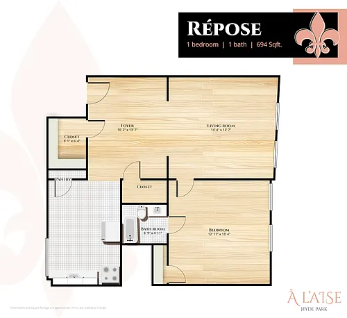 Floor plan Repose