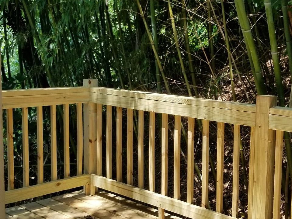 Private shaded deck