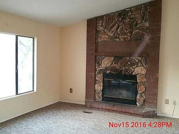 Living room fireplace