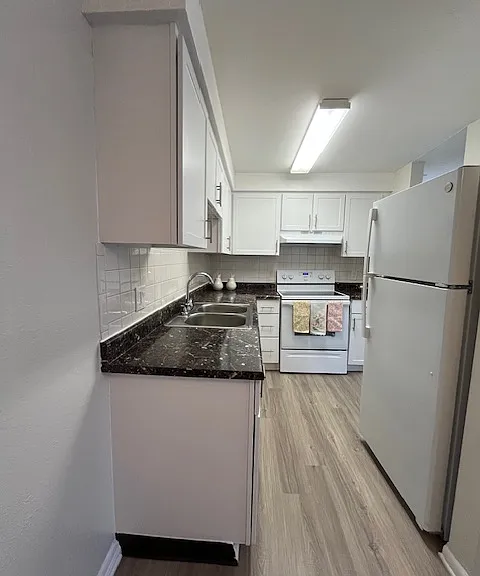 Unit #A-02: 2BED 2 BATH. Kitchen.
