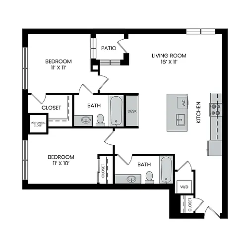 Floor plan B3
