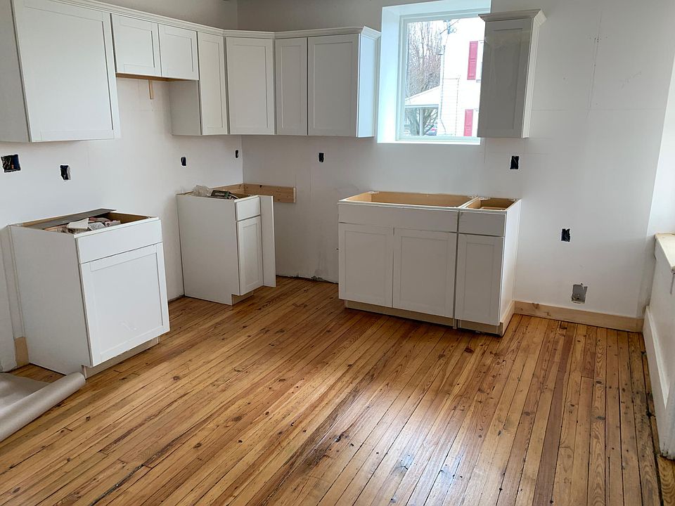 kitchen - in progress. Stainless appliances and granite countertops to be installed soon.