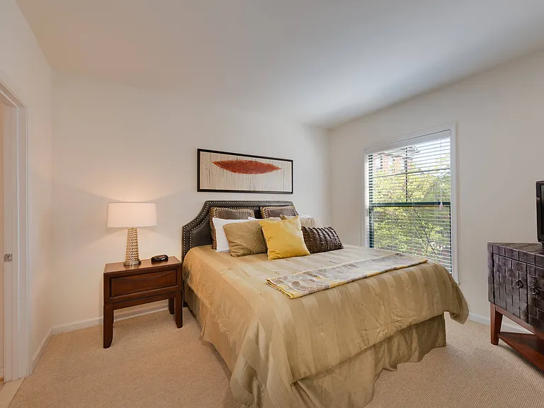 Spacious bedrooms with large windows for natural light