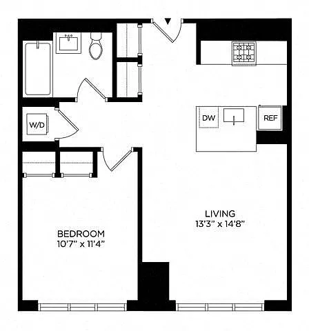 Floor plan 1AJ East