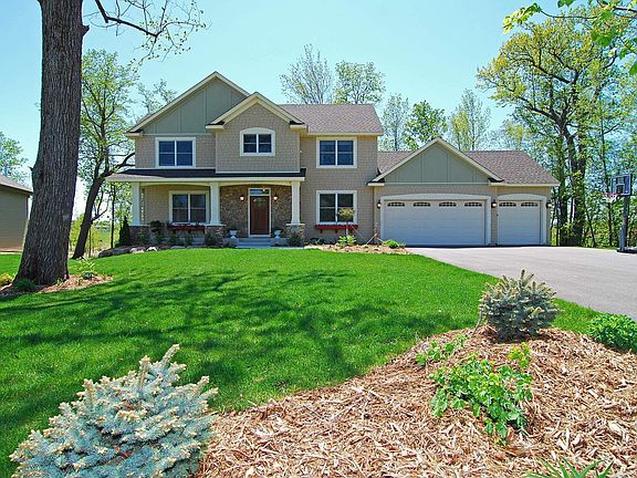 Large front lawn.