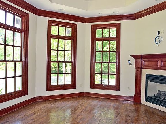 library overlooking beautiful private woods