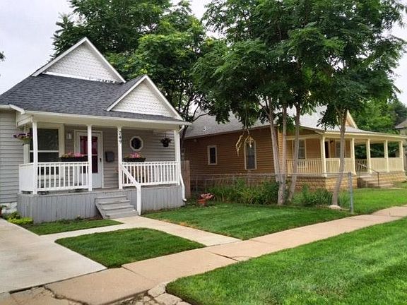 Only two houses on this side of the block owned by the same owner
