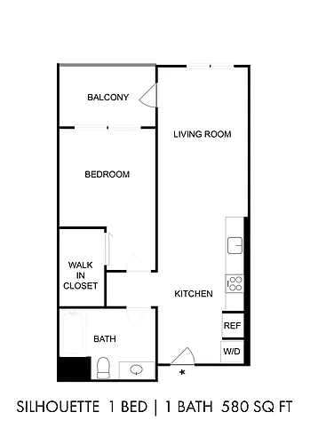 Floor plan Silhouette