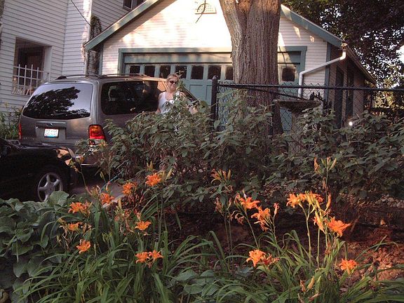 2 car garage & new cement DW