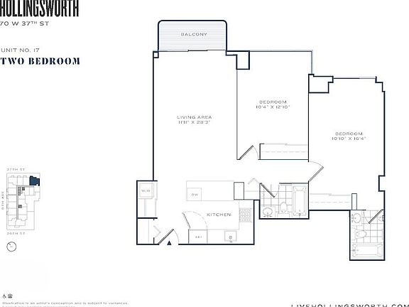2nd image of 70 W 37th St #2317A