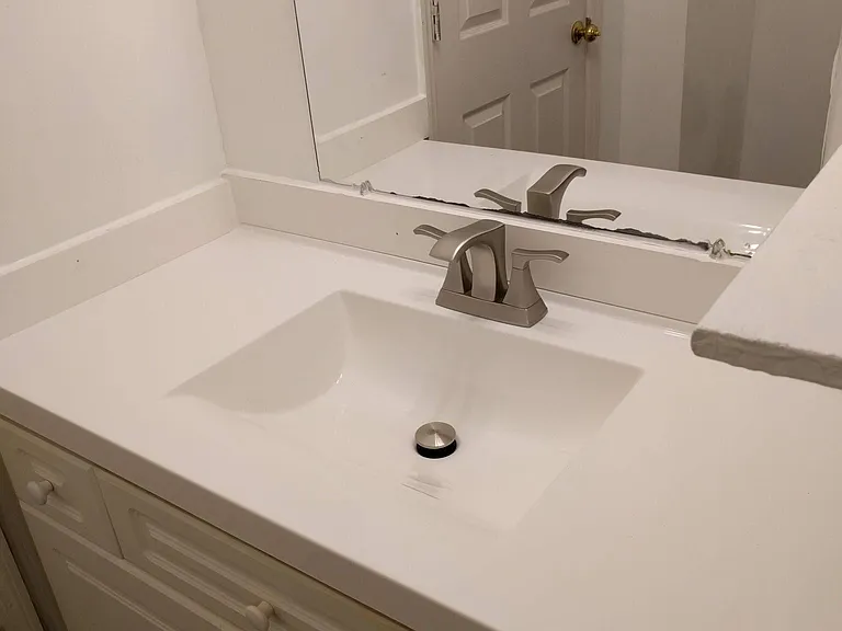 Vanity in Half Bath