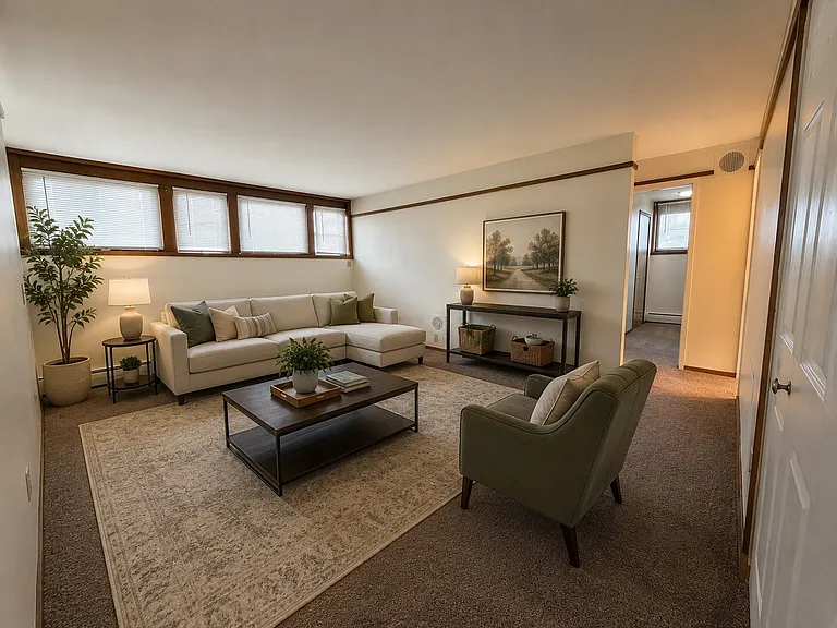 Staged Garden Level Living Room