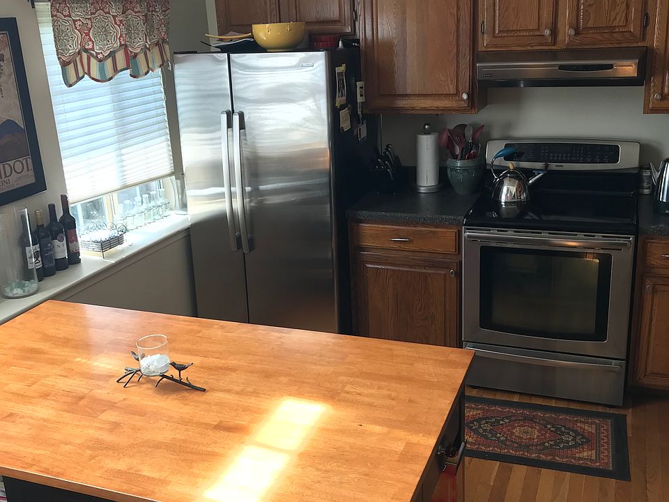 Kitchen with attached pantry