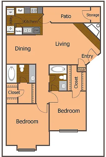 Floor plan 2-2