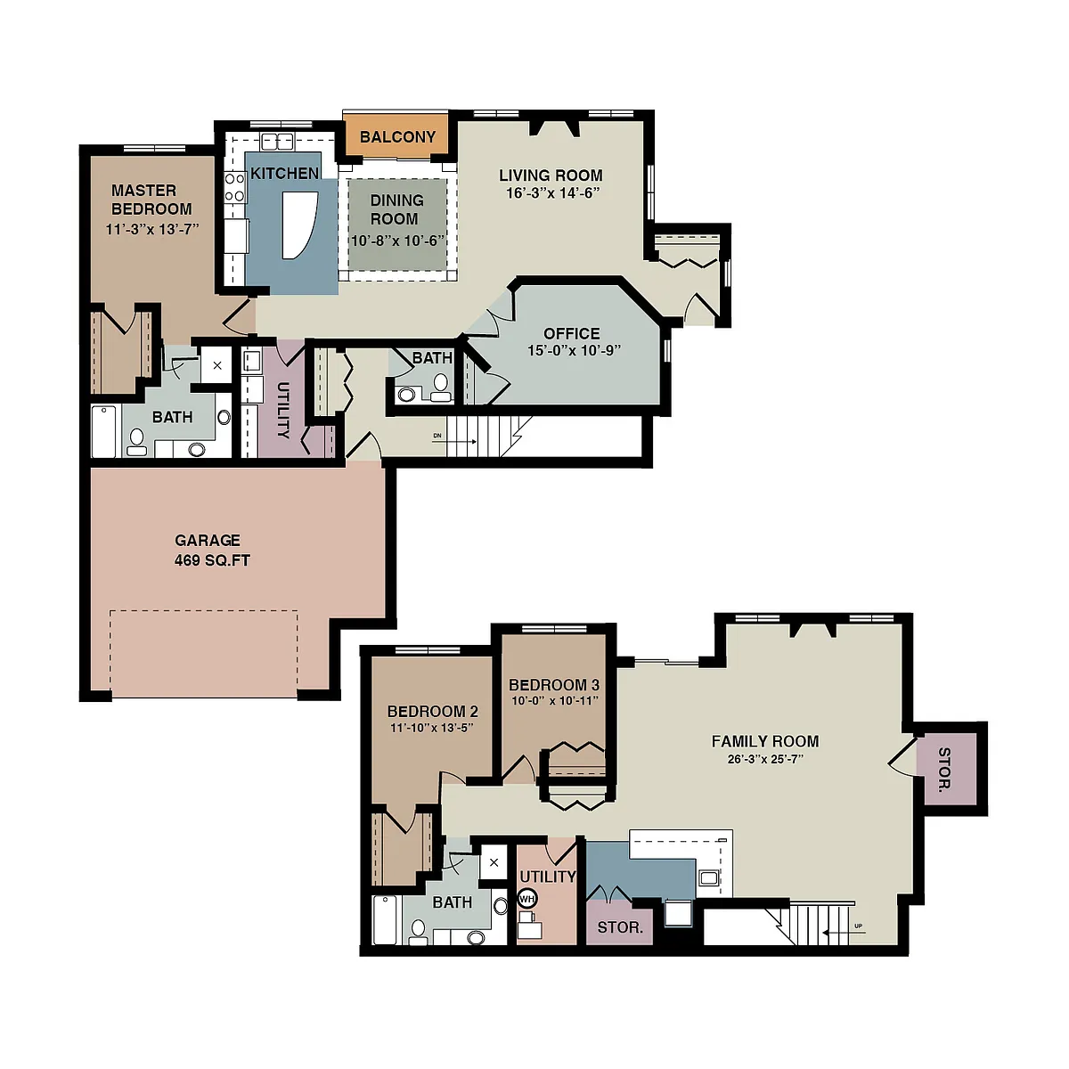 Floor plan 3A