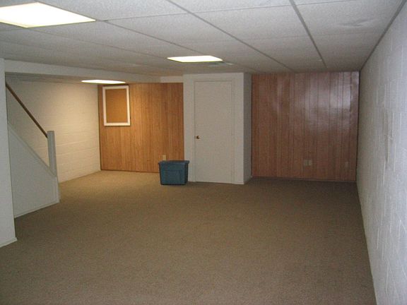 Basement storage/play area